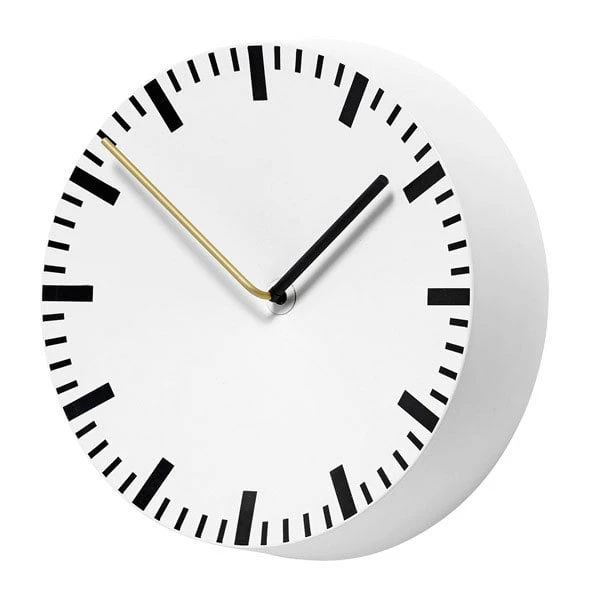 HAY Horloge Murale Analog, Blanc 1 HAY Horloge Murale Analog, Blanc