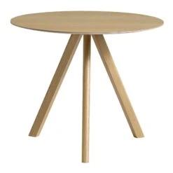 HAY Table Ronde CPH20, 90 cm, Chêne Laqué