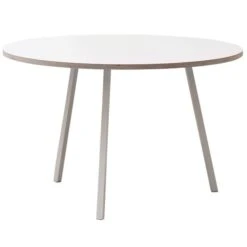 HAY Table Ronde Loop Stand 120 cm, Blanc