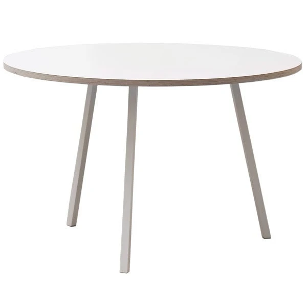 HAY Table Ronde Loop Stand 120 cm, Blanc 1 HAY Table Ronde Loop Stand 120 cm, Blanc