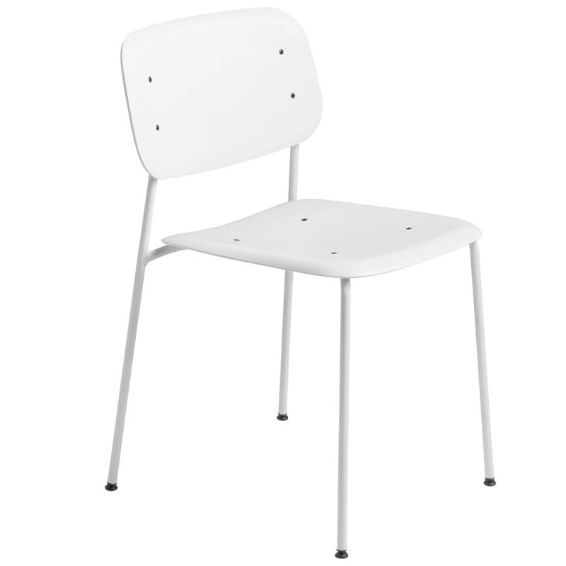 HAY Chaise Soft Edge 45, Blanc 1 HAY Chaise Soft Edge 45, Blanc