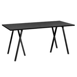 HAY Table Loop Stand 160 cm, Noir