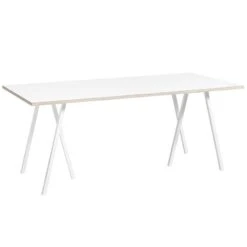 HAY Table Loop Stand 180 cm, Blanc