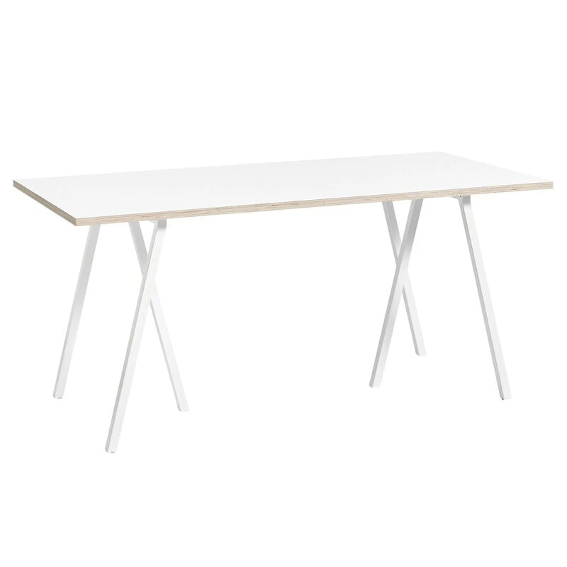 HAY Table Loop Stand 160 cm, Blanc 1 HAY Table Loop Stand 160 cm, Blanc