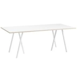 HAY Table Loop Stand 200 cm, Blanc