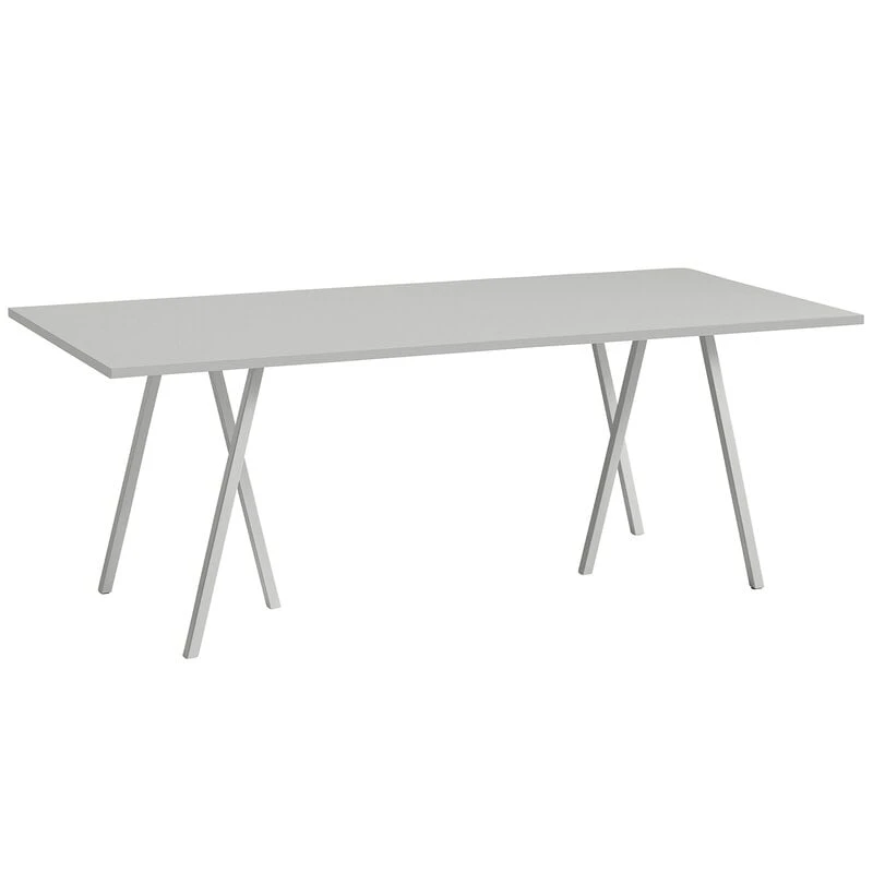 HAY Table Loop Stand, 200 cm, Gris 1 HAY Table Loop Stand, 200 cm, Gris