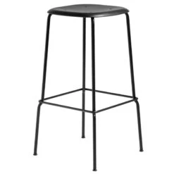 HAY Tabouret De Bar Soft Edge 85, Noir