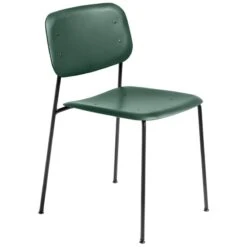 HAY Chaise Soft Edge 45, Noir - Hunter Green