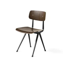 HAY Chaise Result, Noir - chêne Fumé -Hay Magasin 257345 Result Chair Frame black smoked wb lacquer oak seat and base