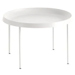 HAY Table Basse Tulou 55 cm, Blanc Cassé