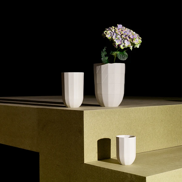 HAY Vase Paper Porcelain, L 4 HAY Vase Paper Porcelain, L – Image 4