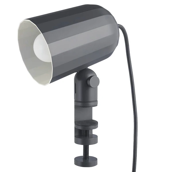 HAY Lampe à Pince Noc, Gris Foncé 1 HAY Lampe à Pince Noc, Gris Foncé