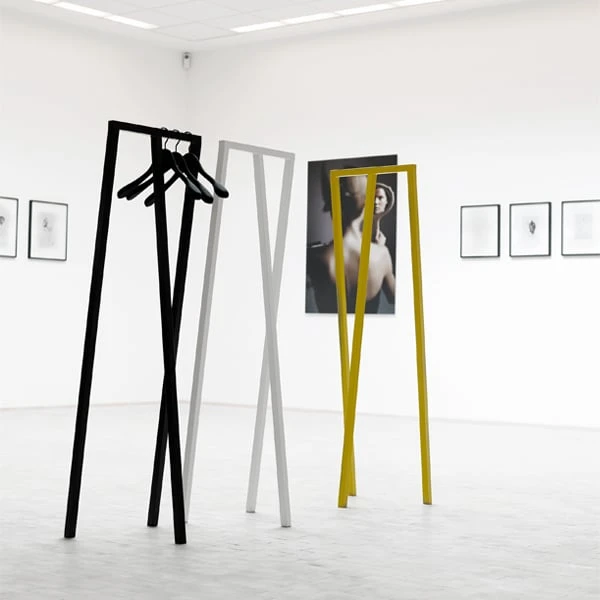 HAY Portant Loop Stand, Noir 2 HAY Portant Loop Stand, Noir – Image 2