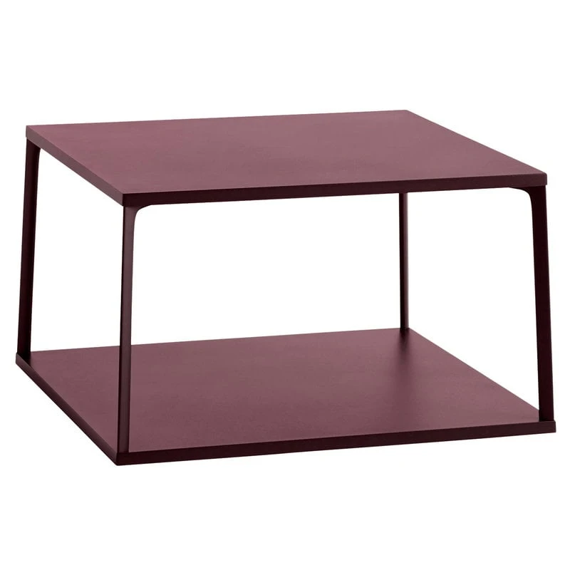 HAY Table Basse Eiffel, Carré, 65 x 65 cm, Brique Foncée 1 HAY Table Basse Eiffel, Carré, 65 x 65 cm, Brique Foncée
