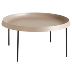 HAY Table Basse Tulou 75 cm, Moka - noir