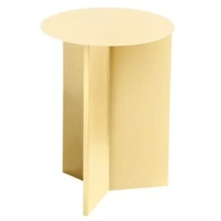 HAY Table Slit, 35 Cm, Modèle Haut, Jaune Clair