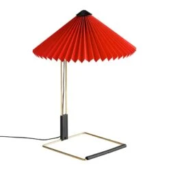 HAY Lampe à Poser Matin, Petit Modèle, Rouge Vif