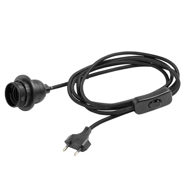 HAY Jeu De Cordons Pour Lampes à Poser, Noir 1 HAY Jeu De Cordons Pour Lampes à Poser, Noir