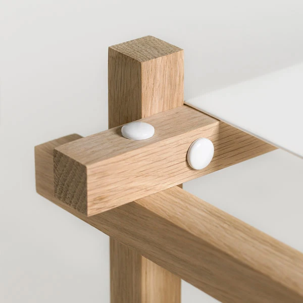 HAY Étagère Woody, Modèle Haut, Blanc 3 HAY Étagère Woody, Modèle Haut, Blanc – Image 3