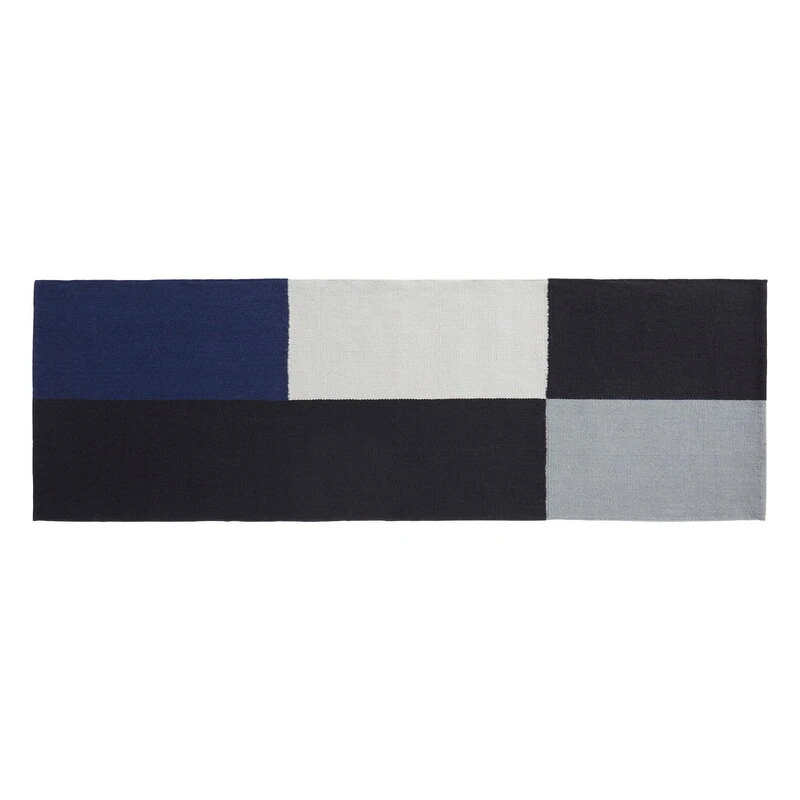 HAY Tapis Ethan Cook Flat Works, 80 x 250 cm, Noir - bleu 1 HAY Tapis Ethan Cook Flat Works, 80 x 250 cm, Noir - bleu
