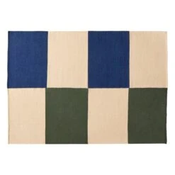 HAY Tapis Ethan Cook Flat Works, 170 x 240 cm, Peach Green Check