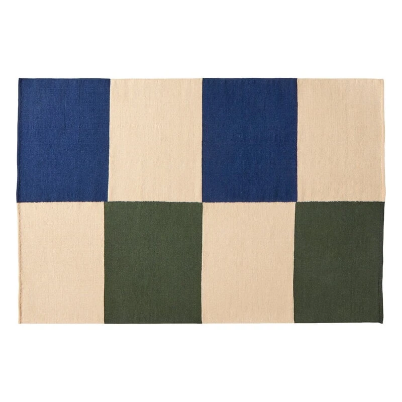 HAY Tapis Ethan Cook Flat Works, 200 x 300 cm, Peach Green Check 1 HAY Tapis Ethan Cook Flat Works, 200 x 300 cm, Peach Green Check