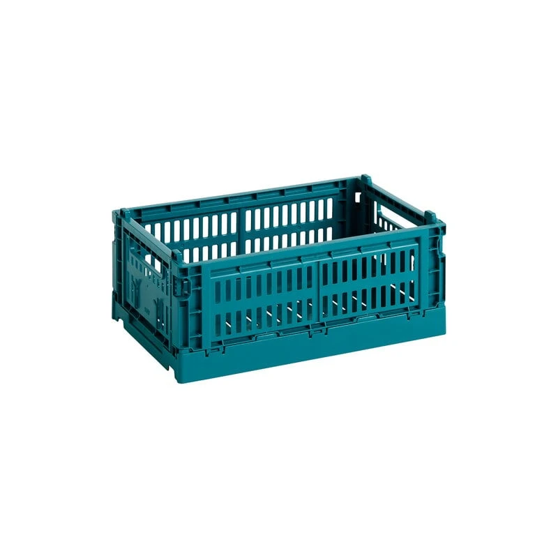 HAY Colour Crate, S, Plastique Recyclé, Ocean Green 1 HAY Colour Crate, S, Plastique Recyclé, Ocean Green