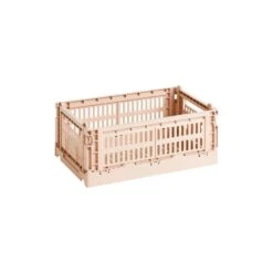 HAY Colour Crate, S, Plastique Recyclé, Powder