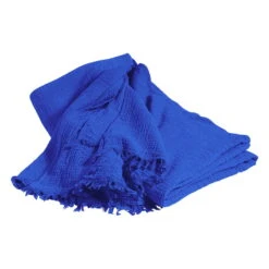 HAY Couvre-lit Crinkle, 260 x 260 cm, Bleu Outremer