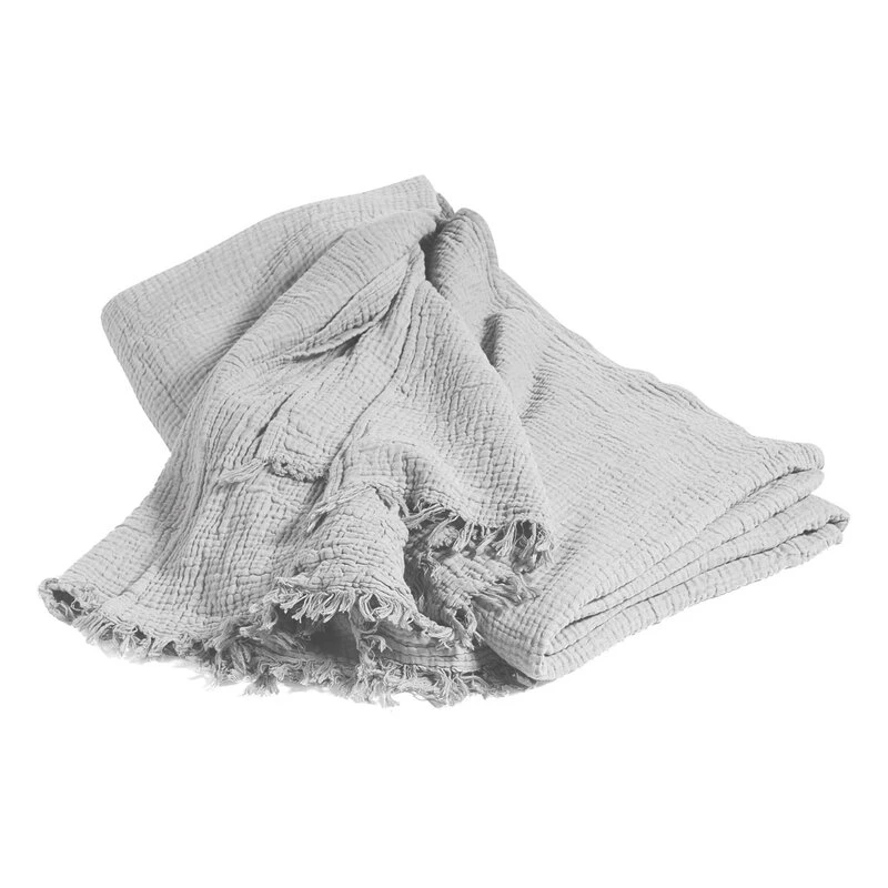 HAY Couvre-lit Crinkle, 260 x 260 cm, Cool Grey 1 HAY Couvre-lit Crinkle, 260 x 260 cm, Cool Grey