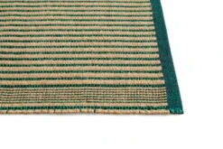 HAY Tapis Tapis, Noir - Vert -Hay Magasin 541710 Tapis Mat 60x95 black and green detail