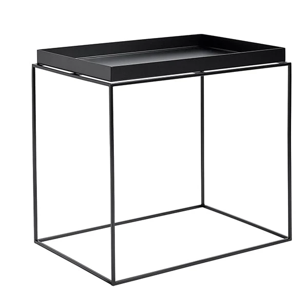 HAY Table Rectangulaire Tray, Noir 1 HAY Table Rectangulaire Tray, Noir