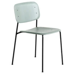 HAY Chaise Soft Edge 40, Noir - Dusty Green