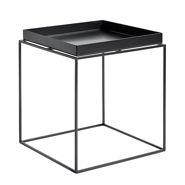 HAY Table Carrée Moyenne Tray, Noir 1 HAY Table Carrée Moyenne Tray, Noir