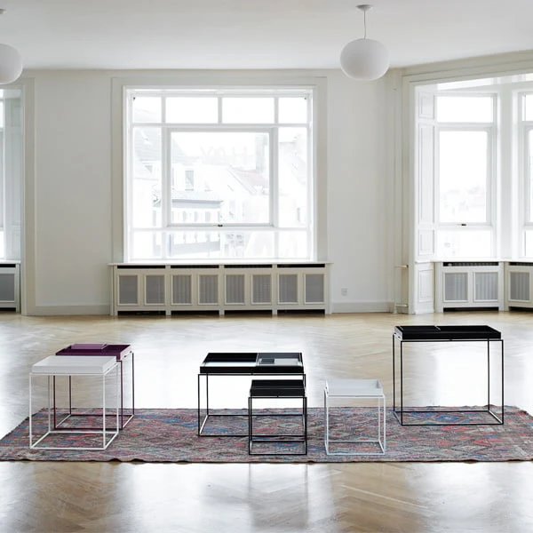 HAY Table Carrée Moyenne Tray, Noir 2 HAY Table Carrée Moyenne Tray, Noir – Image 2