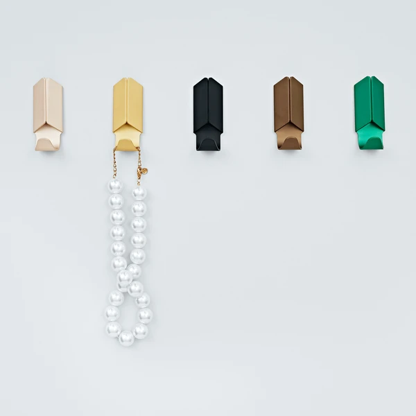 HAY Patère Volet, 2 pièces, Noir 2 HAY Patère Volet, 2 pièces, Noir – Image 2