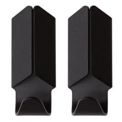 HAY Patère Volet, 2 pièces, Noir