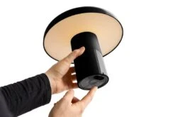HAY Lampe De Table Pao Portable, Blanc Crème -Hay Magasin 9367411009000 Pao Portable soft black detail 01 2
