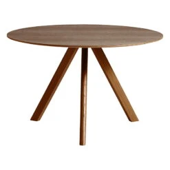 HAY Table Ronde CPH20, 120 cm, Noyer Laqué