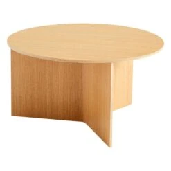 HAY Table Slit Wood, 65 cm, Chêne Laqué