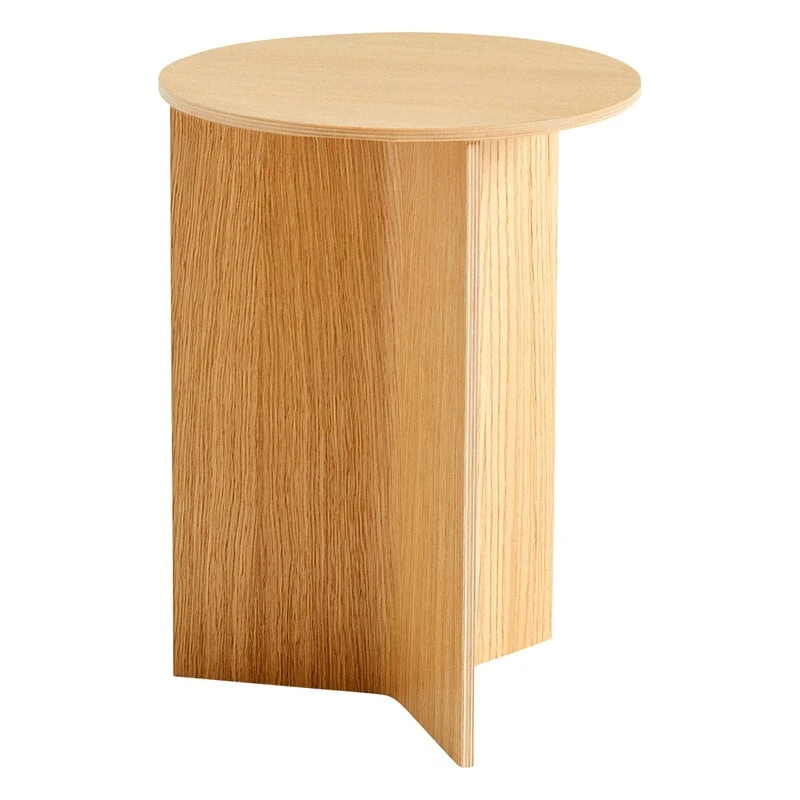 HAY Table Slit Wood, 35 cm, Modèle Haut, Chêne Laqué 1 HAY Table Slit Wood, 35 cm, Modèle Haut, Chêne Laqué