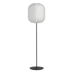 HAY Abat-jour En Papier De Riz Common, Oblong, Blanc Classique 8 HAY Abat-jour En Papier De Riz Common, Oblong, Blanc Classique -Hay Magasin 9452151009000 Common Floor Lamp base soft black steel stem and soft black steel base Oblong shade 1