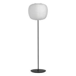 HAY Pied Pour Lampadaire Common, Acier Soft Black 10 HAY Pied Pour Lampadaire Common, Acier Soft Black -Hay Magasin 9452151009000 Common Floor Lamp base soft black steel stem and soft black steel base Peach shade