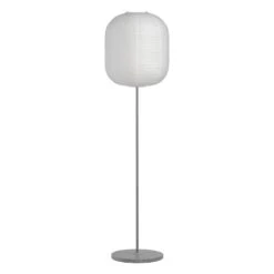 HAY Pied Pour Lampadaire Common, Summit Grey - Grey Terrazzo 9 HAY Pied Pour Lampadaire Common, Summit Grey - Grey Terrazzo -Hay Magasin 9452154009000 Common Floor Lamp base summit grey steel stem and grey terrazzo base Oblong shade