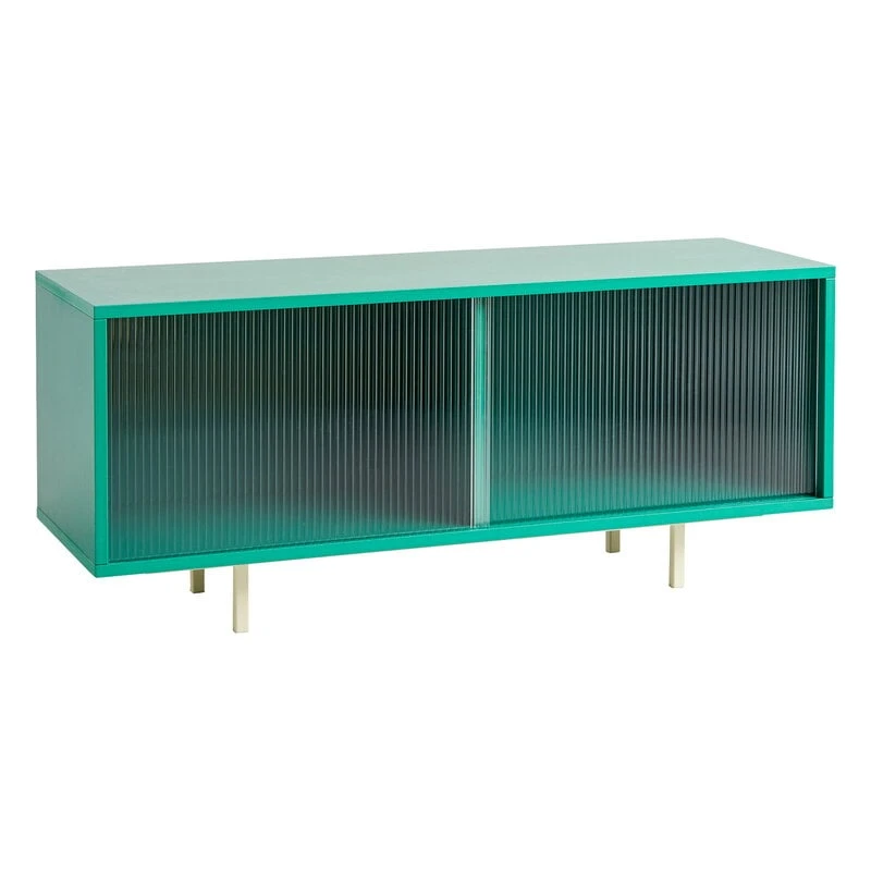 HAY Buffet Colour Cabinet Avec Portes Vitrées, 120 cm, Menthe Foncé 1 HAY Buffet Colour Cabinet Avec Portes Vitrées, 120 cm, Menthe Foncé