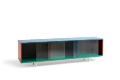 HAY Buffet Colour Cabinet Avec Portes Vitrées, 180 cm, Multicolore -Hay Magasin 945618 Colour Cabinet L w glass doors Floor multi 02