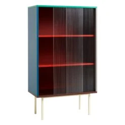 HAY Grand Buffet Colour Cabinet Avec Portes Vitrées, Multicolore 9 HAY Grand Buffet Colour Cabinet Avec Portes Vitrées, Multicolore -Hay Magasin 945627 Colour Cabinet Tall w glass doors multi 02