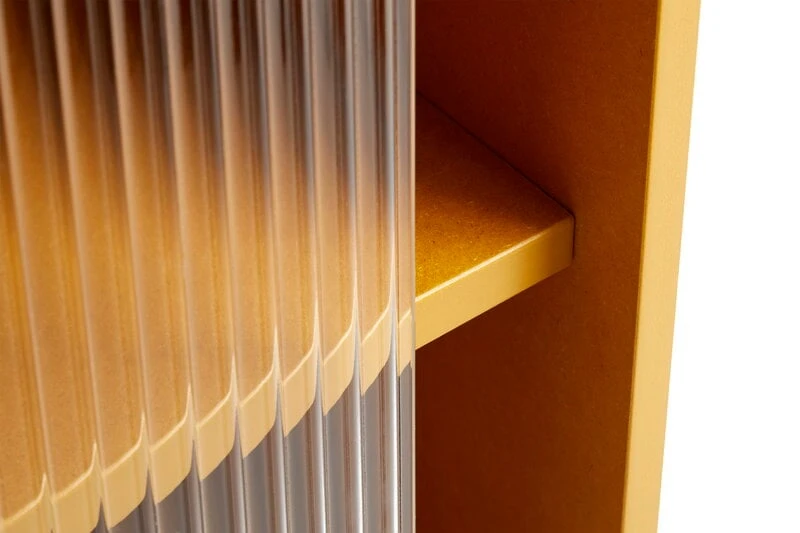 HAY Grand Buffet Colour Cabinet Avec Portes Vitrées, Jaune 2 HAY Grand Buffet Colour Cabinet Avec Portes Vitrées, Jaune – Image 2