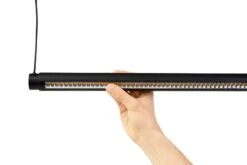 HAY Suspension Factor Linear, Directional 1500, Soft Black 8 HAY Suspension Factor Linear, Directional 1500, Soft Black -Hay Magasin 9466131009000 Factor Linear Suspension Lamp 1500 Directional soft black detail 01