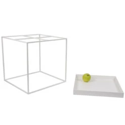 HAY Table Carrée Tray, Modèle Moyen, Blanc 7 HAY Table Carrée Tray, Modèle Moyen, Blanc -Hay Magasin 97Hay10 iso